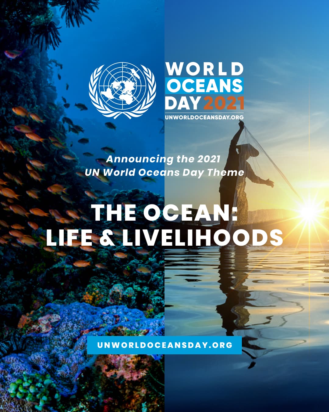 United Nations World Oceans Day 21 Life Livelihoods Oceanic Global