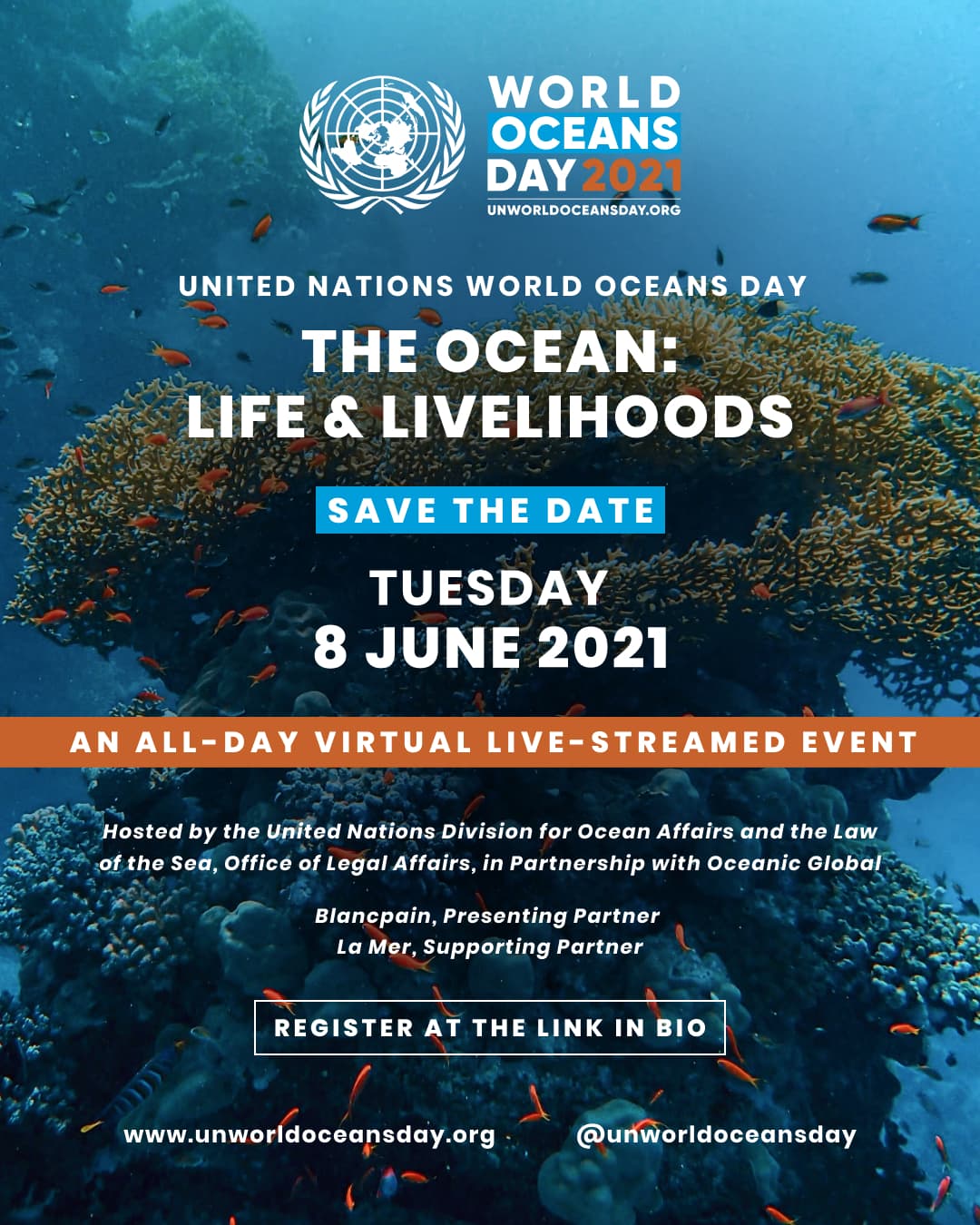 United Nations World Oceans Day 2021: Life & Livelihoods - Oceanic Global